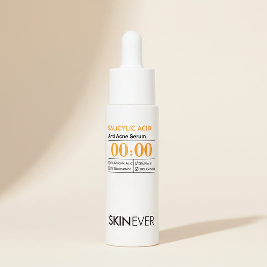 Skincever Salicylic Acid Anti Acne Serum bottle on a white background