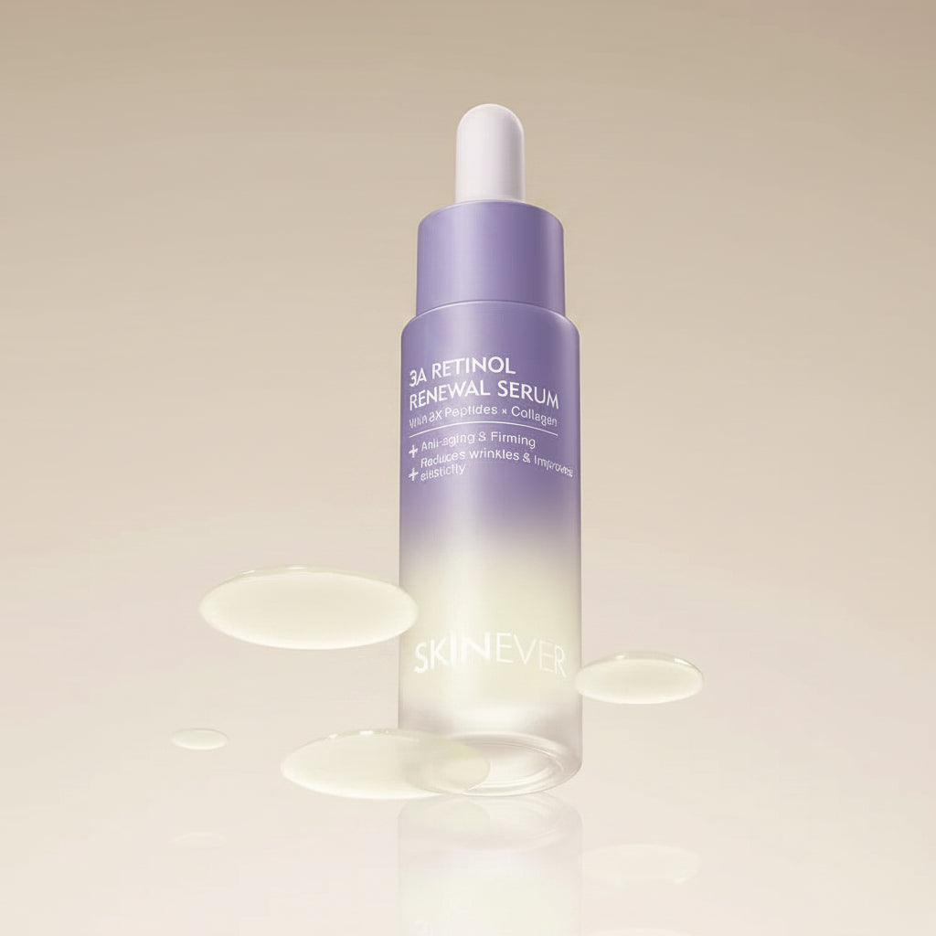 Skinceuticals 3A Retinol Renewal Serum bottle on a purple background